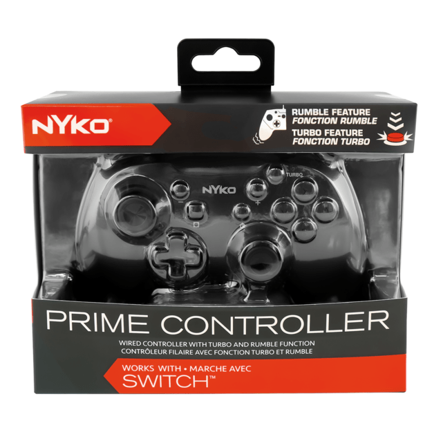 Nyko Prime Wired Controller - Black For Switch 1