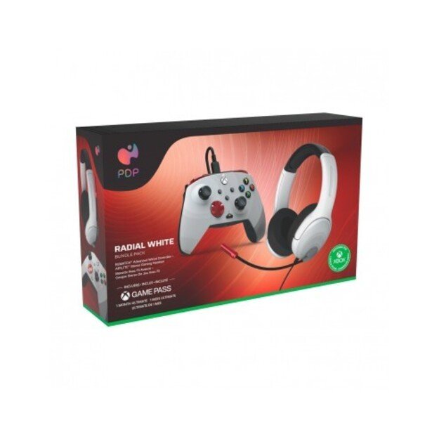 PDP Rematch & Airlite Radial White Bundle Licensed Xbox