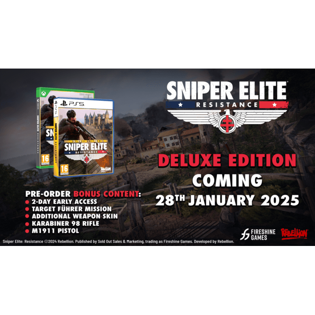 Sniper Elite Resistance (Deluxe Edition)

  - Xbox Series X