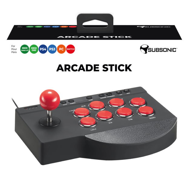 Subsonic Arcade Stick (Ps4 /Ps3 / Xbox / Pc / Switch)