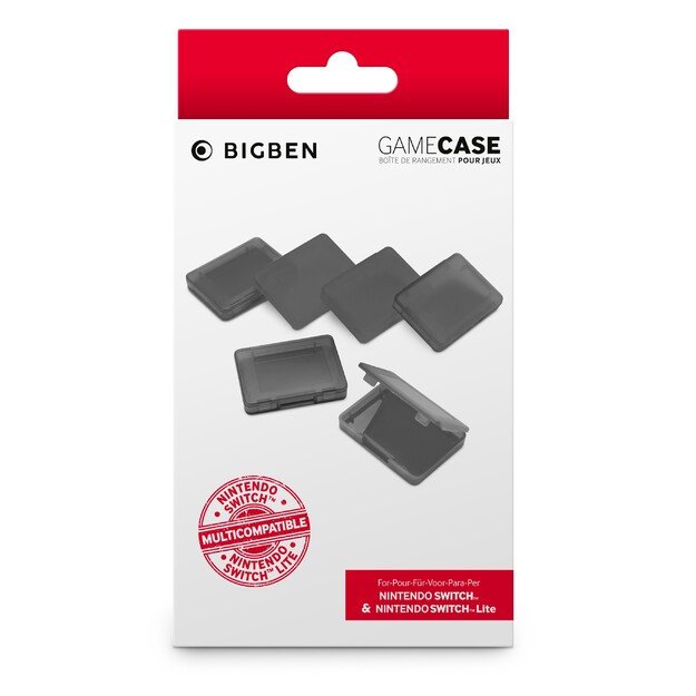 Bigben Game Case Set Black 6 Pieces