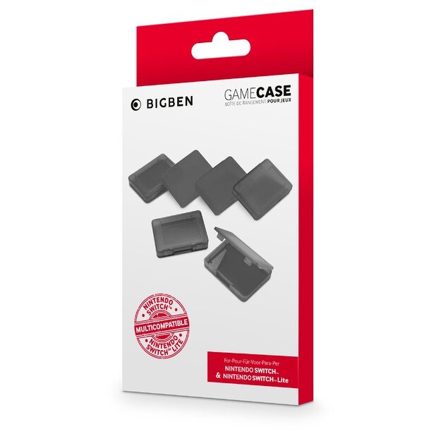 Bigben Game Case Set Black 6 Pieces