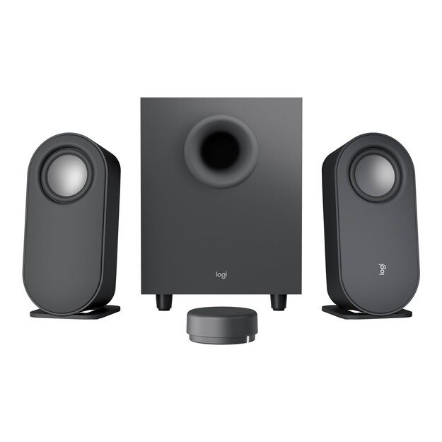 Logitech - Z407 Computer Speakers with Subwoofer and Bluetooth Connection - Graphite