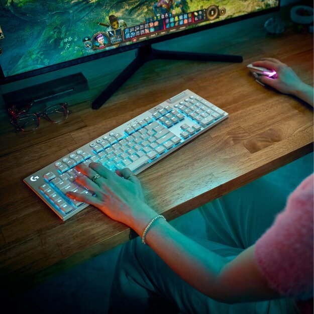 Logitech - G915 X LIGHTSPEED Low-Profile Wireless Gaming Keyboard