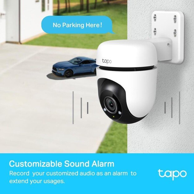 TP-Link - Tapo Outdoor Pan/Tilt Security Wi-Fi Camera /Tapo C500