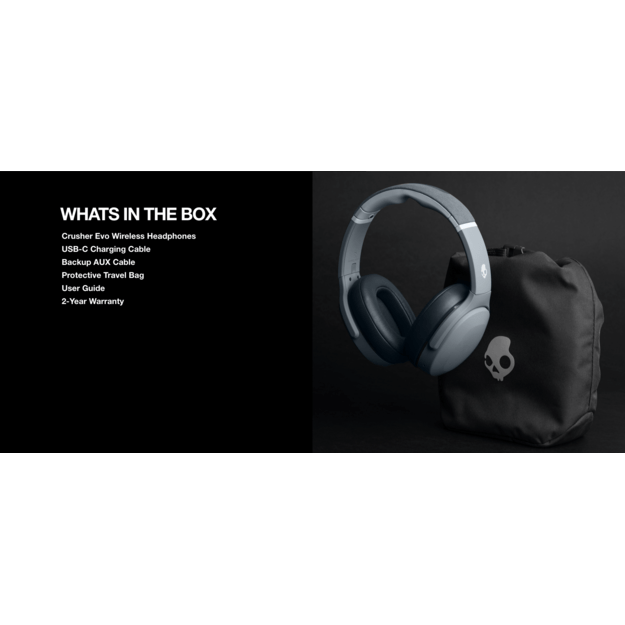 Skullcandy - Crusher EVO Over-Ear Wireless - Black