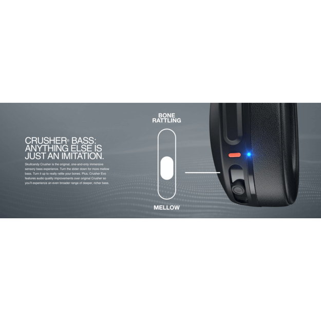 Skullcandy - Crusher EVO Over-Ear Wireless - Black