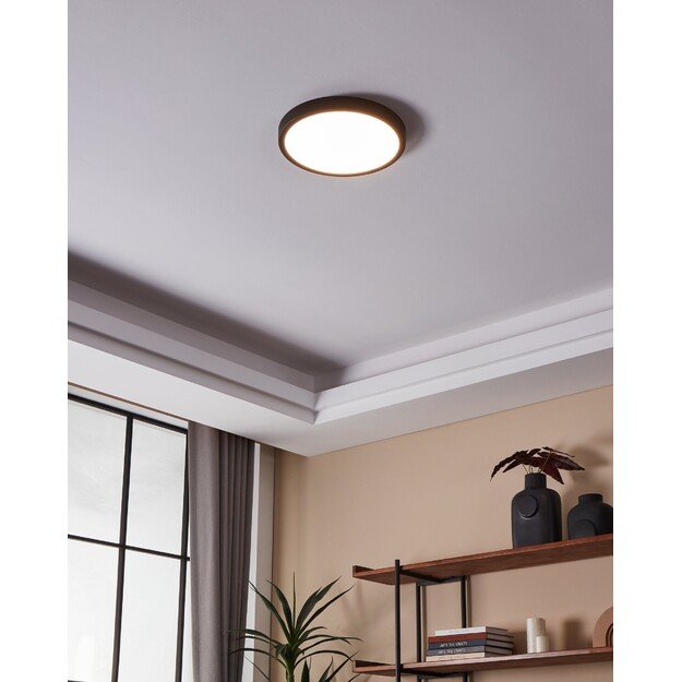 EGLO - Fueva-Z ceiling light black Ø28.5 - TW - Zigbee, Bluetooth