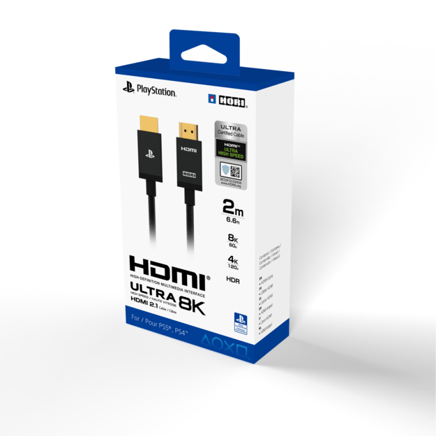 HORI 2 meter HDMI CABLE ULTRA HIGH SPEED