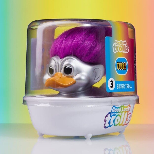 Numskull - Trolls Tubbz 1st ED Silver (Purple Hair)