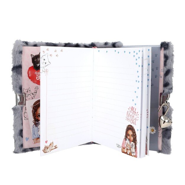 TOPModel - COSY CAT Diary With Lock Blue ( 0413356 )