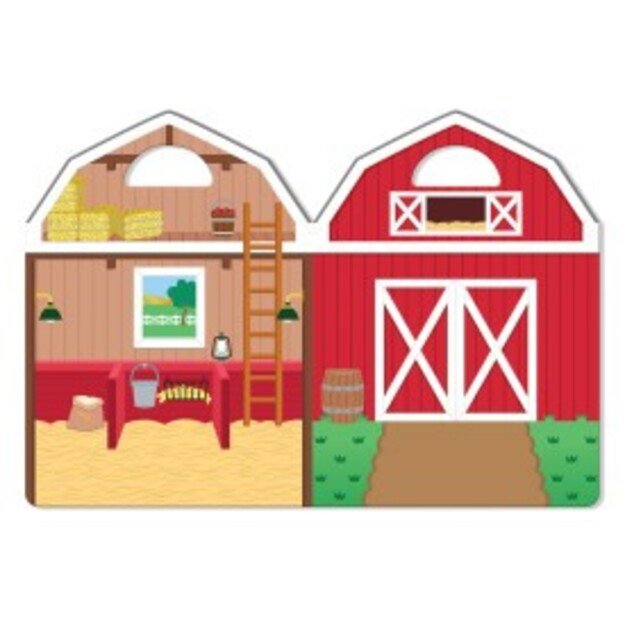 Melissa & Doug - Reusable Puffy Stickers - Farm (19408)