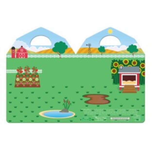 Melissa & Doug - Reusable Puffy Stickers - Farm (19408)