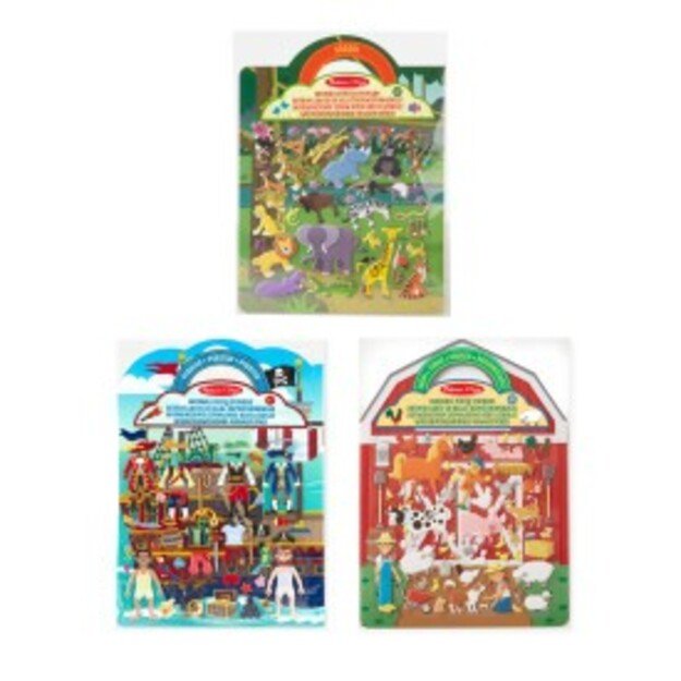 Melissa & Doug - Reusable Puffy Stickers - Farm (19408)