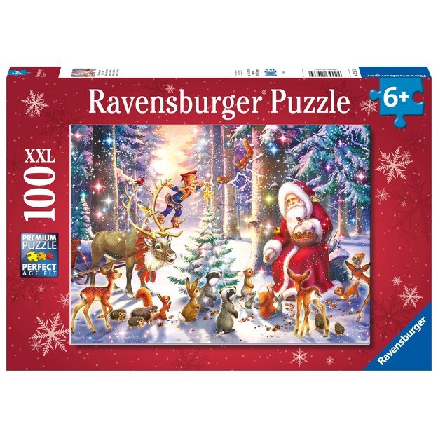 Ravensburger - Puzzle Christmas In The Forest 100p (10112937)