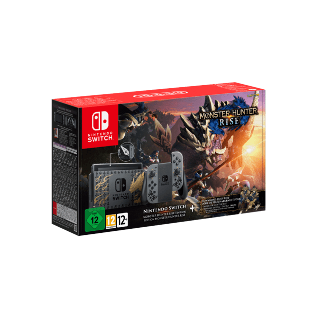 Nintendo Switch Console (Monster Hunter Rise Bundle)