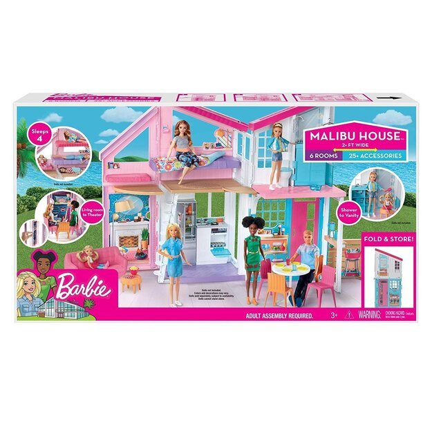 Barbie - Malibu House Playset (FXG57)