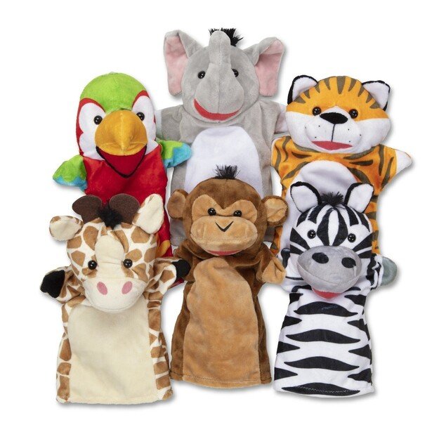 Melissa & Doug - Safari Buddies Hand Puppets (19118)