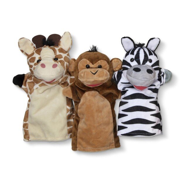 Melissa & Doug - Safari Buddies Hand Puppets (19118)
