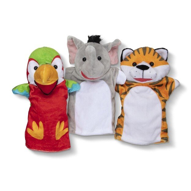 Melissa & Doug - Safari Buddies Hand Puppets (19118)