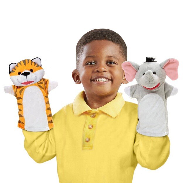 Melissa & Doug - Safari Buddies Hand Puppets (19118)