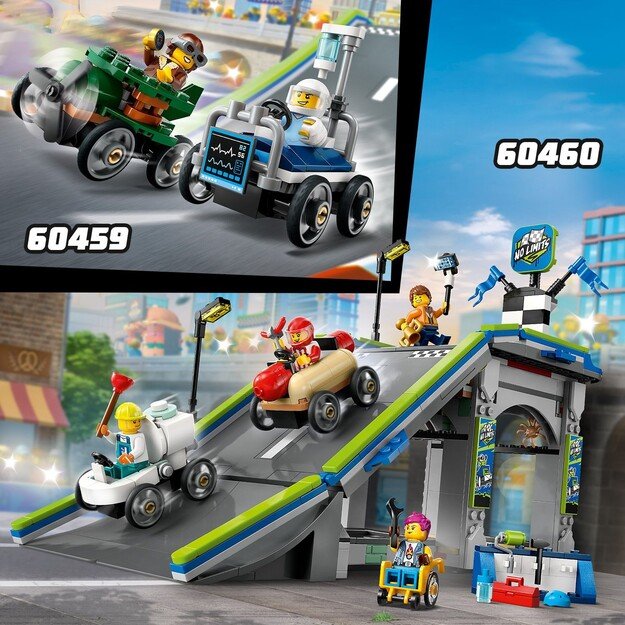 LEGO - LEGO City - Race Car Pack: Pizza vs. Fire Truck (60458)