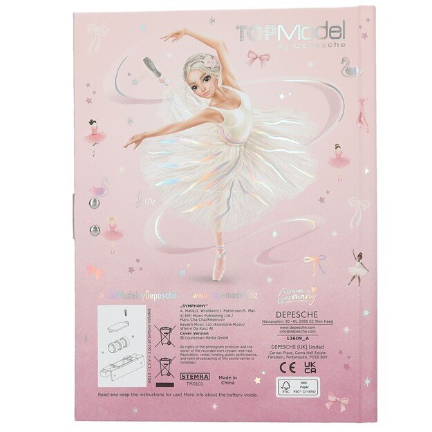 Topmodel - TOPModel Diary With Code And Sound BALLET - (413609)