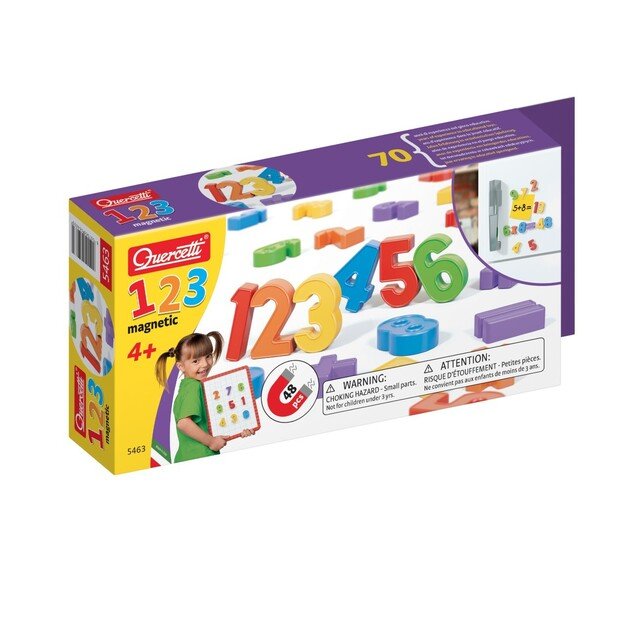 Quercetti - Magnetic Numbers (48 pcs) - (QU-5463)