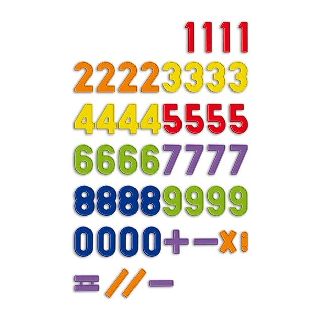 Quercetti - Magnetic Numbers (48 pcs) - (QU-5463)