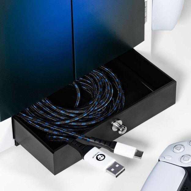 Numskull PS5 Inspired Blue and White Gaming Locker