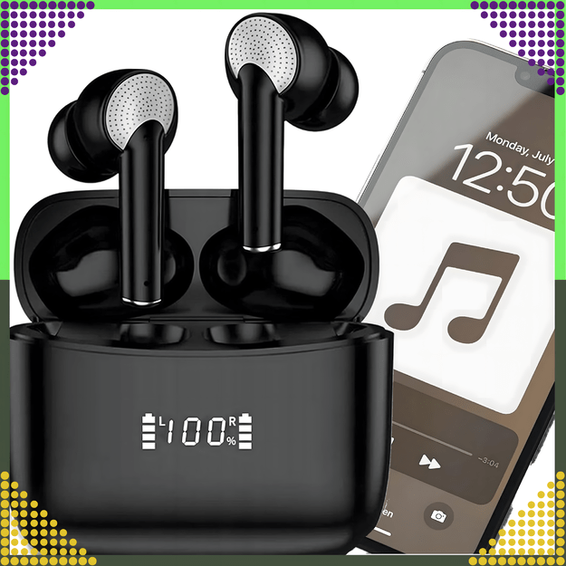 Słuchawki Bezprzewodowe Bluetooth Sportowe do Biegania Powerbank Mikrofon 16
