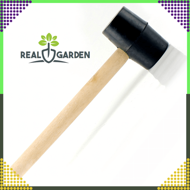 Rubber Garden Hammer Paving Mallet Recoilless Hammer for Screen