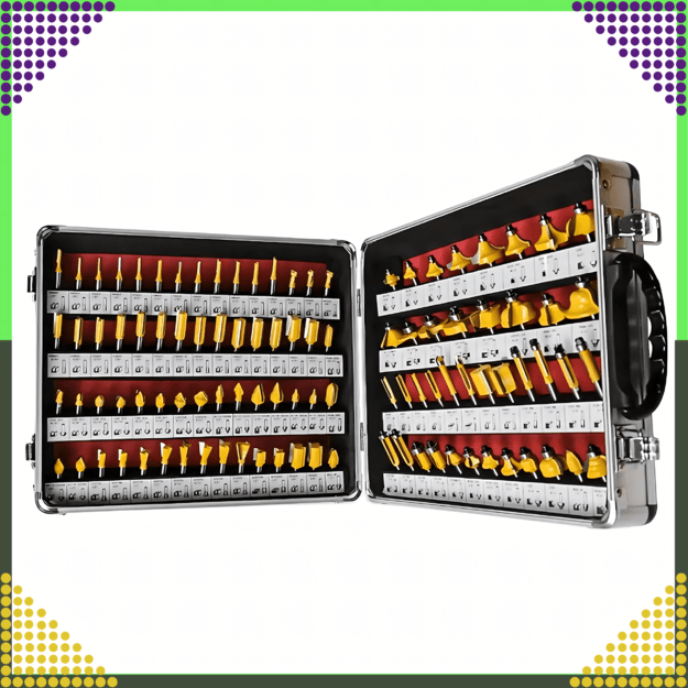 Forminiai pjūklai medienos pjaustytuvui, frezavimo staklėms, 100 pjūklų rinkinys