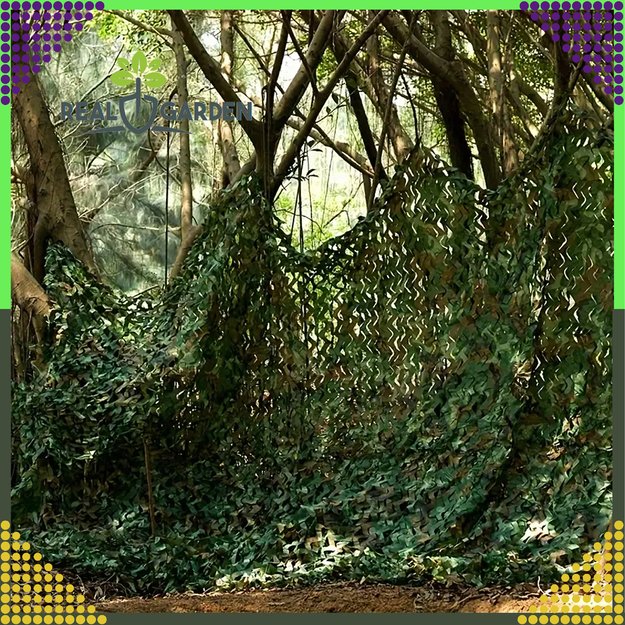 Karinis maskuojamasis tinklas sodui, maskuojantis, 3x6m, maskuojantis uždangalas 28