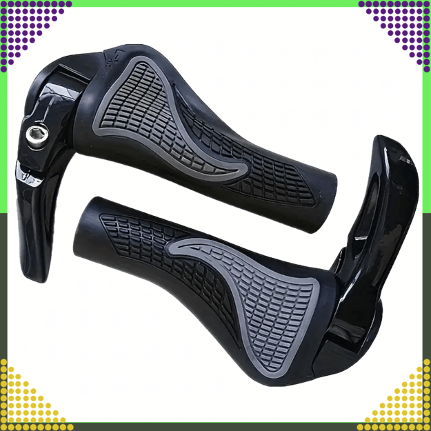 Dviračio rankenos su ragais Profilinės vairo rankenos 2 vnt.