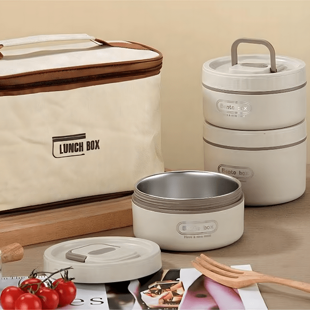 Zestaw Izolowanych Pojemników do Przechowywania Żywności LunchBox 4 szt 5