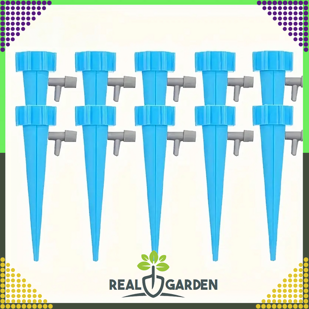 10x Bottle Flower Pot Waterer with Tap for Garden Plants