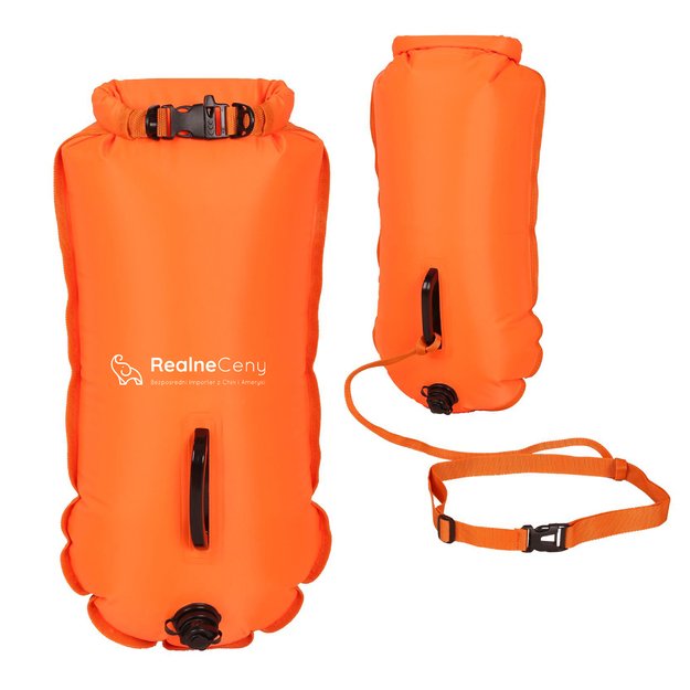 Pripučiamas saugos plūduras plaukimui su 2 viename kišene baidarėms, irklentėms, didelėms