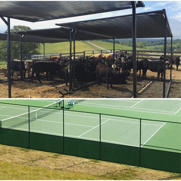 Shade Net 1.5x25m Masking Fence Cover 60g