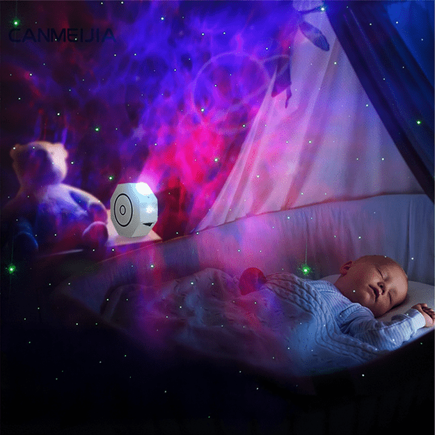 Projektor Gwiazd Rzutnik Nieba Lampka Led Nocna Relaksacyjna + Pilot 15