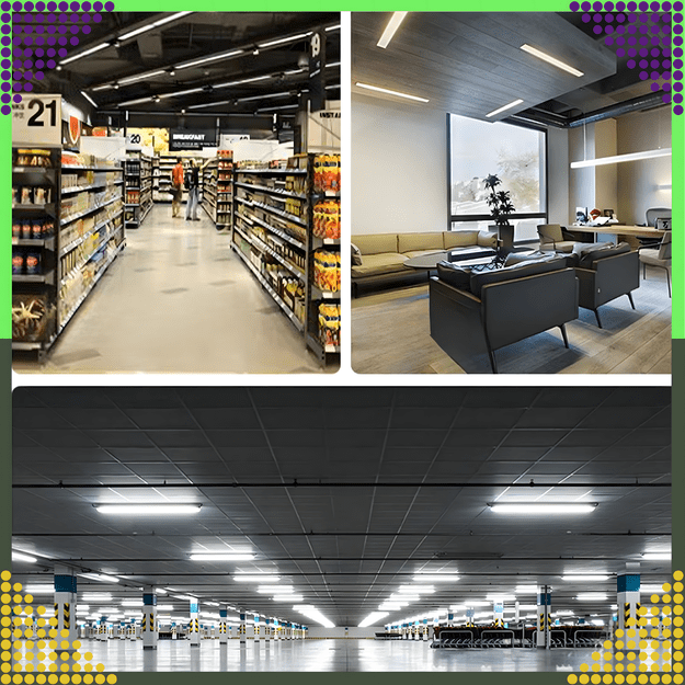 30x Lampa Led Panel Sufitowa Plafon Natynkowa Oprawa Świetłówka 120cm 36W Mocna 10