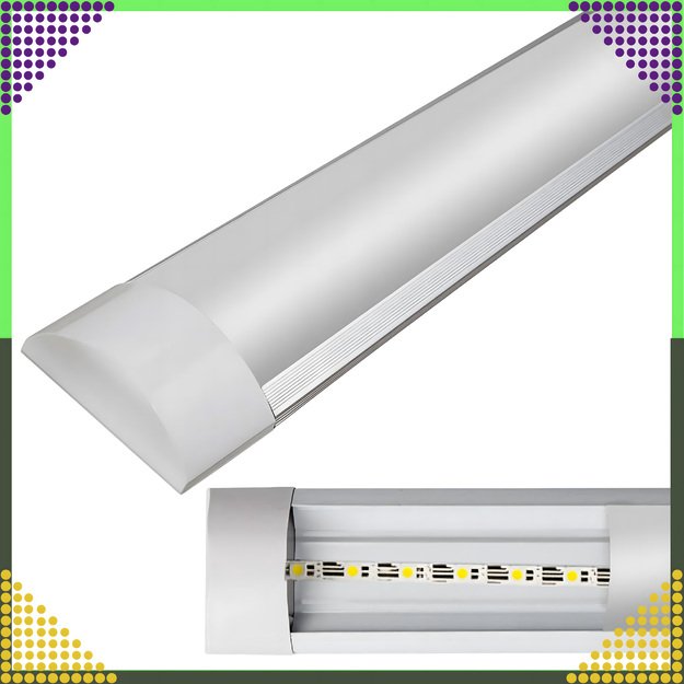 30x Lampa Led Panel Sufitowa Plafon Natynkowa Oprawa Świetłówka 120cm 36W Mocna 2