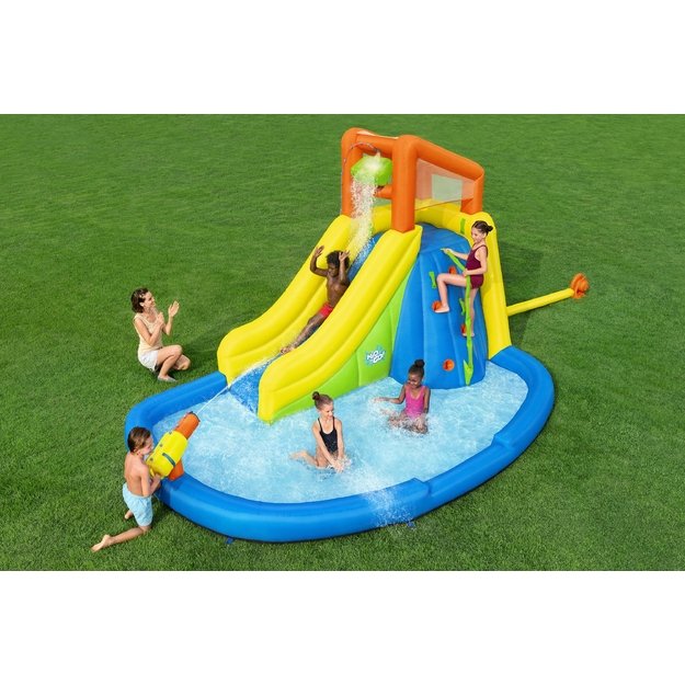 Bestway 53478 Plac Zabaw Park Wodny Dmuchany ze Zjeżdzalnią + Dmuchawa 12