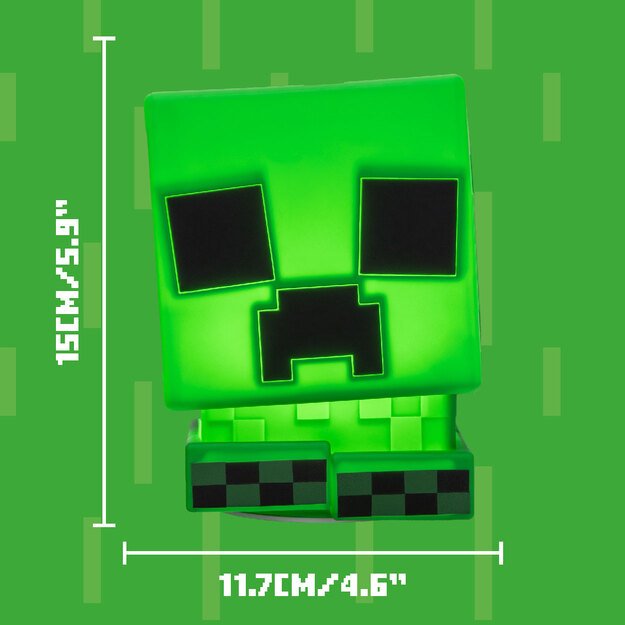 Minecraft Creeper SquishyGlo Silicone Light Rechargeable 5