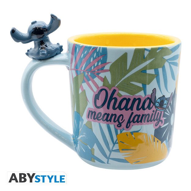 DISNEY - 3D Handle Mug - Hawaiian Stitch 1