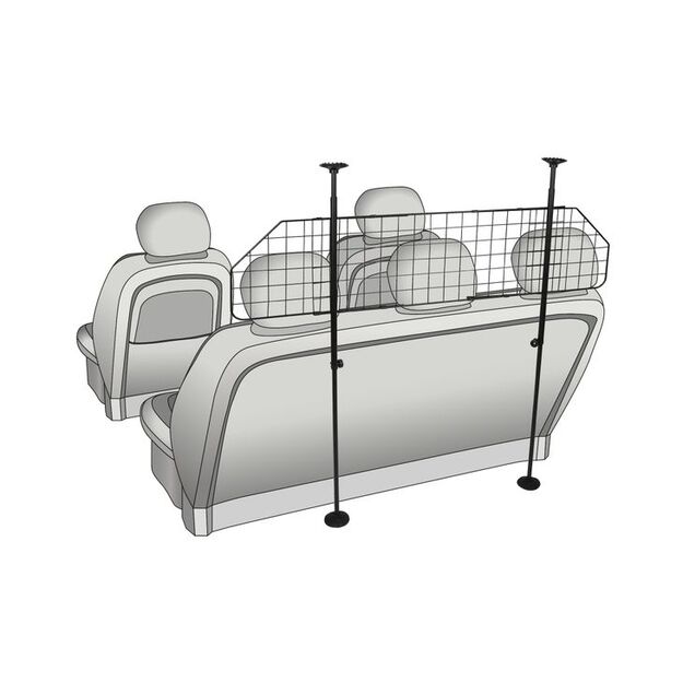Flamingo - Car safety grid 102-150x95-130cm 1