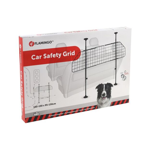 Flamingo - Car safety grid 102-150x95-130cm 2