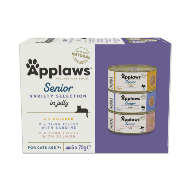 Applaws - Multipack Senior Variety Jelly Selection - 6x70g 2