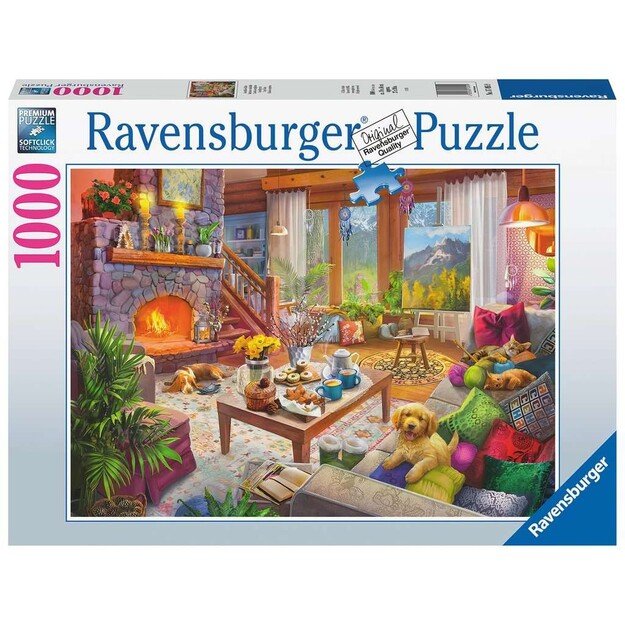 Ravensburger - Cozy Cabin 1000p - (10217495)