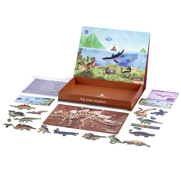 mierEdu - Magnetic Learning Box - All About Dinosaurs - (ME098)